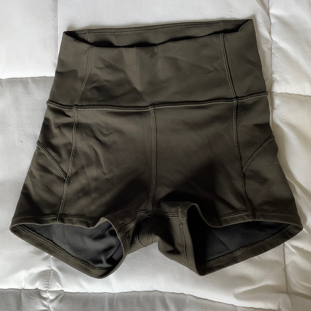lululemon high waisted shorts